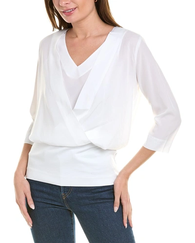 Shop Cabi Indulge Blouse In White