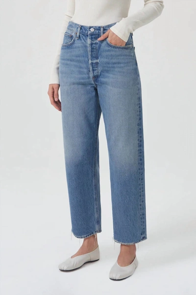 Shop Agolde 90's Mid Rise Fit Jean In Bound In Multi