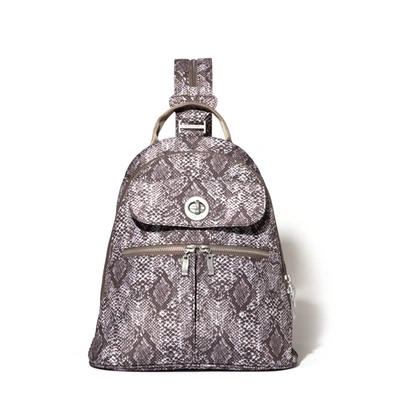 Shop Baggallini Women's Naples Convertible Sling Backpack In Grey