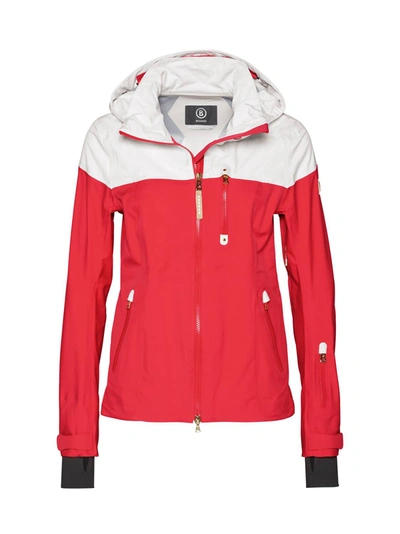 Shop Bogner Nela-t Ski Jacket In Hot Red