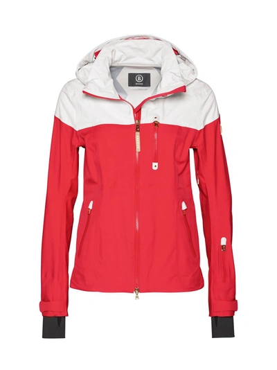 Bogner Nela-t Ski Jacket In Hot Red In Red