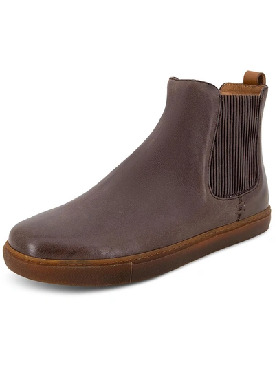 Shop Gentle Souls By Kenneth Cole Nyle Mens Leather Pull On Chelsea Boots In Grey