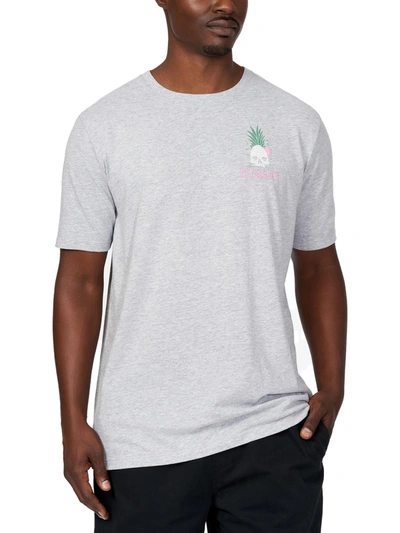 Shop Hurley Bad Apples Mens Crewneck Graphic T-shirt In Multi