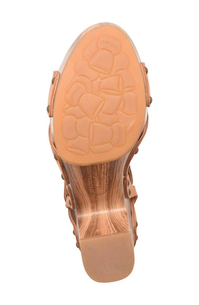 Shop Kork-ease Drew Platform Sandal In Light Orange