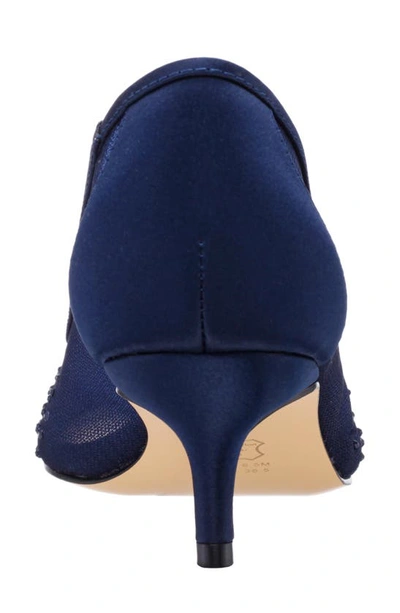 Shop Nina Sofie Pointed Toe Pump In New Navy