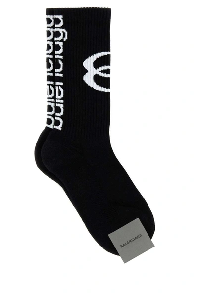 Shop Balenciaga Socks In Black