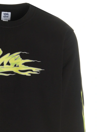 Shop Vans X Alva Logo Print Sweatshirt Black