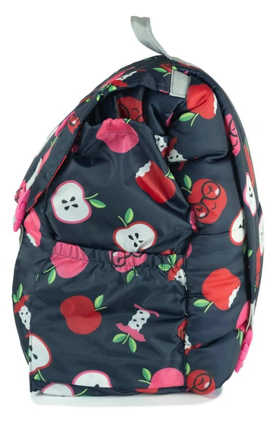 Shop Mimish Kids' Sleep-n-pack Apple Picking Sleeping Bag Backpack In Multi