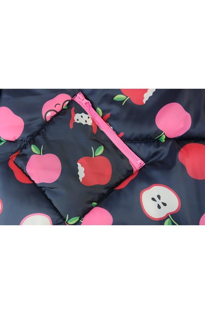 Mimish Kids' Sleep-n-pack Apple Picking Sleeping Bag Backpack In Multi