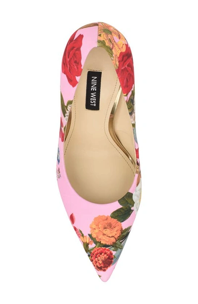 Nine West Fresh Pointed Toe Pump In Light Pink