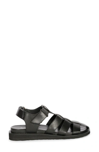 Shop Saint G Neive Ankle Strap Fisherman Sandal In Black