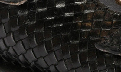 Shop Saint G Venice Woven Slide Sandal In Black