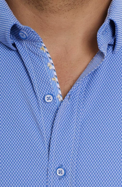 Shop Robert Graham Marcus Stretch Button-up Shirt In Blue