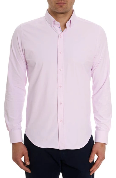 Shop Robert Graham Marcus Stretch Button-up Shirt In Pink