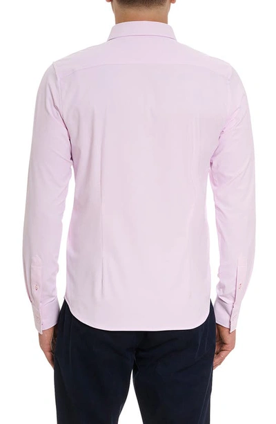 Shop Robert Graham Marcus Stretch Button-up Shirt In Pink