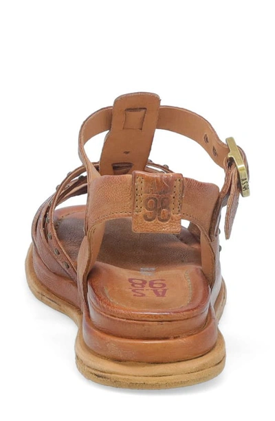 Shop As98 Satchel Ankle Strap Sandal In Whiskey