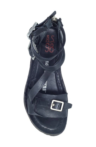 Shop As98 Reynolds Ankle Strap Sandal In Black