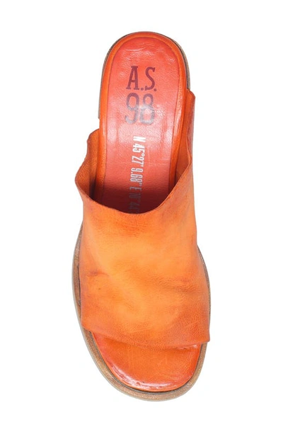 Shop As98 Audien Slide Sandal In Orange