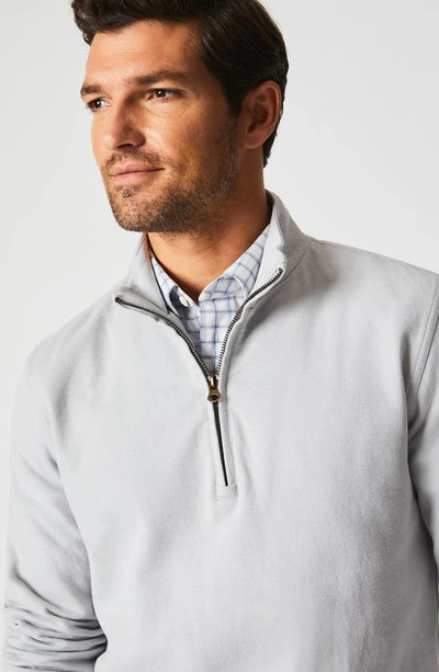 Billy Reid Cullman Half Zip In Silver
