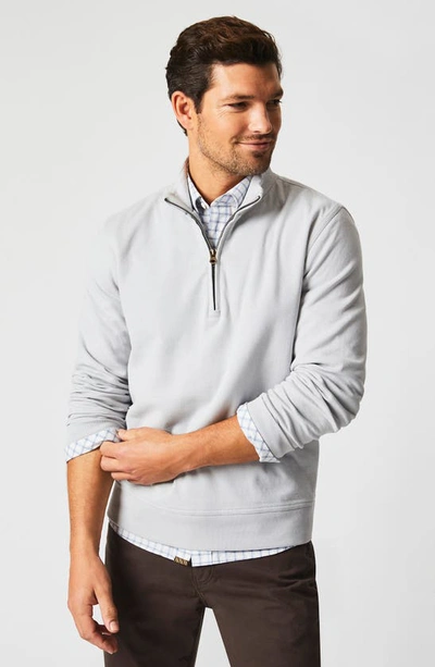 Billy Reid Cullman Half Zip In Silver