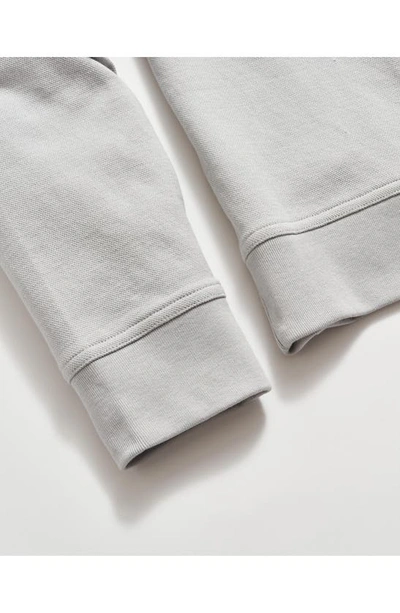 Billy Reid Cullman Half Zip In Silver