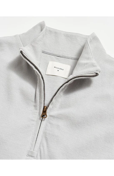 Billy Reid Cullman Half Zip In Silver