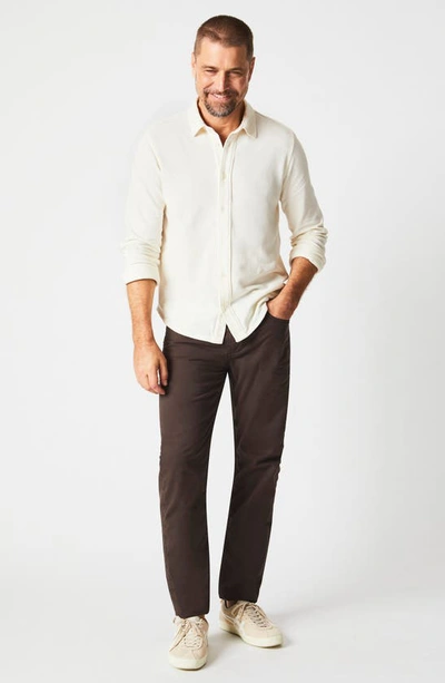 Shop Billy Reid Yellowhammer Cotton & Linen Knit Button-up Shirt In Tinted White