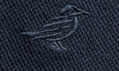 Billy Reid Long Sleeve Knit Yellowhammer Shirt In Carbon Blue