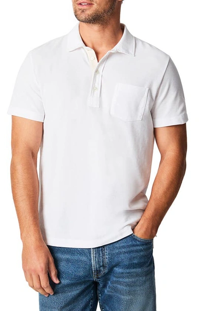 Shop Billy Reid Pensacola Pima Cotton Piqué Polo In White