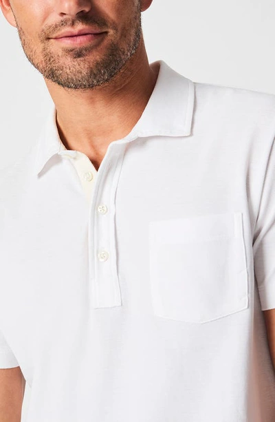 Shop Billy Reid Pensacola Pima Cotton Piqué Polo In White