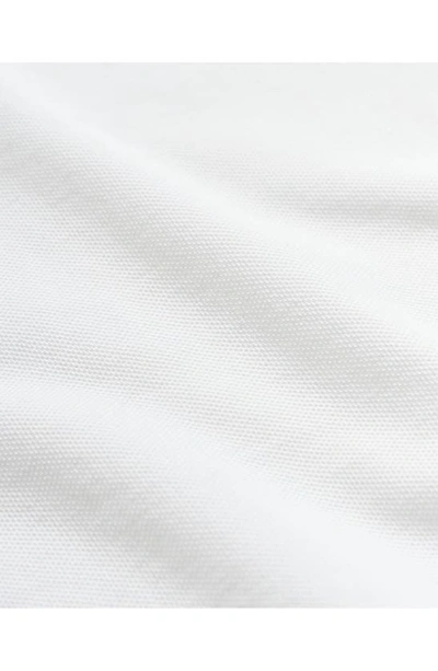 Billy Reid Pensacola Pima Cotton Piqué Polo In White