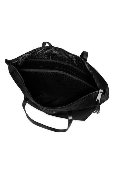 Rebecca Minkoff Nolita Zip Nylon Tote Bag In Black