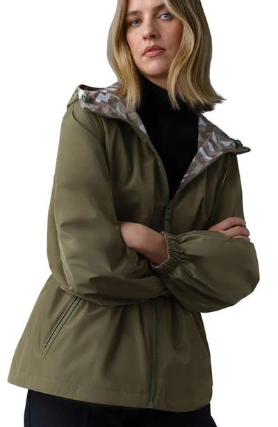 Shop Mackage Delia Water Repellent & Windproof Recycled Polyester Jacket In Matcha