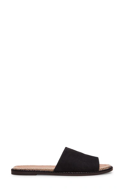 Shop Blondo Emilia Slide Sandal In Black Nubuck