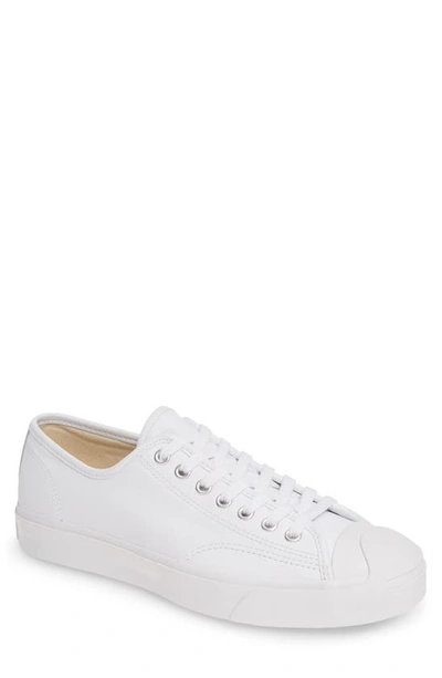 Shop Converse Jack Purcell Ox Low Top Sneaker In White Leather