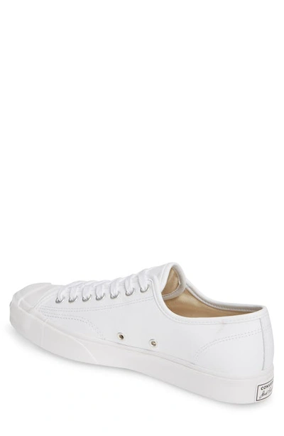 Shop Converse Jack Purcell Ox Low Top Sneaker In White Leather