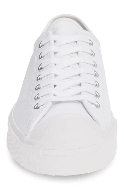 Shop Converse Jack Purcell Ox Low Top Sneaker In White Leather