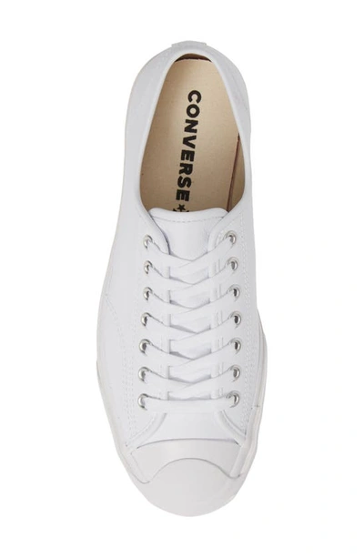 Shop Converse Jack Purcell Ox Low Top Sneaker In White Leather