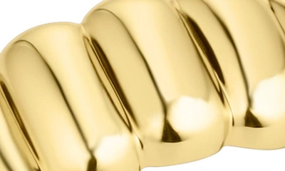 Set & Stones Linear Ring In Gold