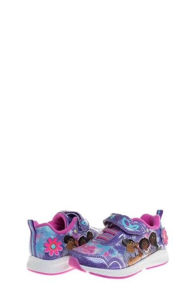 Shop Josmo Kids' Encanto® Light Up Sneaker In Purple/ Fuchsia