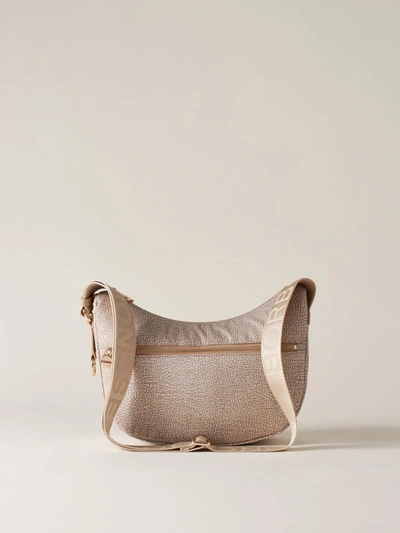 Shop Borbonese Luna Bag Small Bags In C75 Sabbia