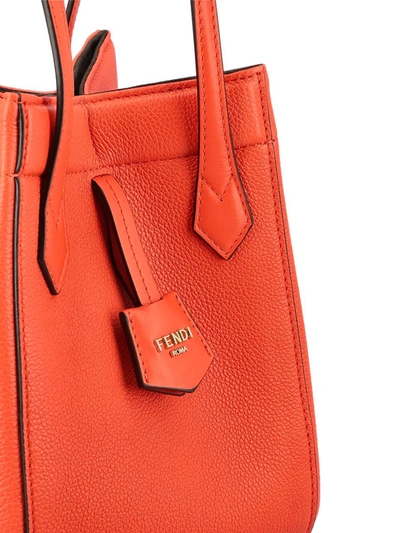 Shop Fendi Handbags In Lava+os