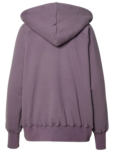 Shop Maison Margiela Purple Cotton Sweatshirt In Violet