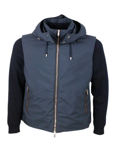 Moorer Jacket In Blue