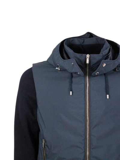 Moorer Jacket In Blue