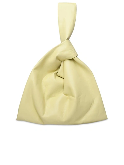 Shop Nanushka 'jen' Lime Vegan Leather Bag In Yellow