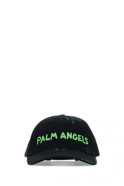 Shop Palm Angels Hats In Blackgree