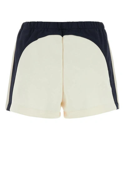 Shop Palm Angels Shorts In Lilacmul