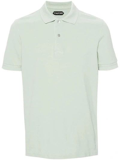 Shop Tom Ford Polo Clothing In Green