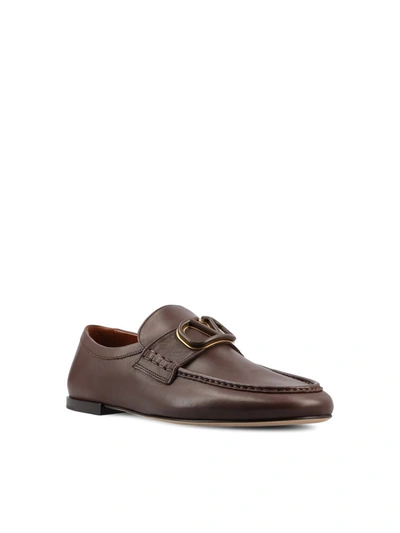 Shop Valentino Garavani Low Shoes In Brown